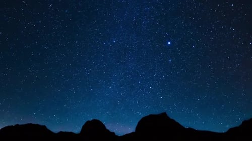 Star Long Exposure Stock Footage