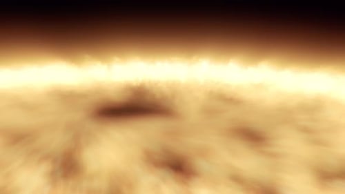 Rotierender feuriger Nebel — Kosmischer Wirbel