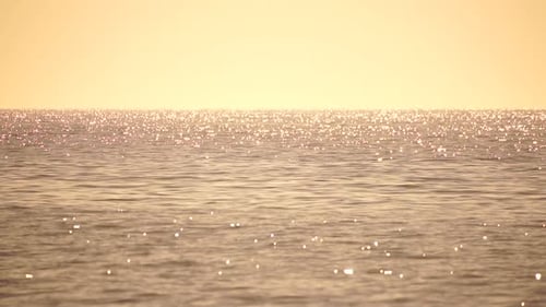 Abstract Aerial Sea Summer Ocean Sunset Nature Background