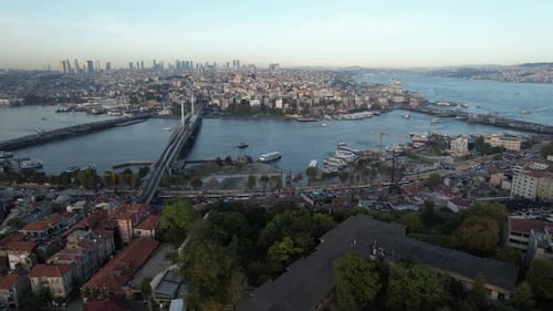 Luftbild des Bosporus