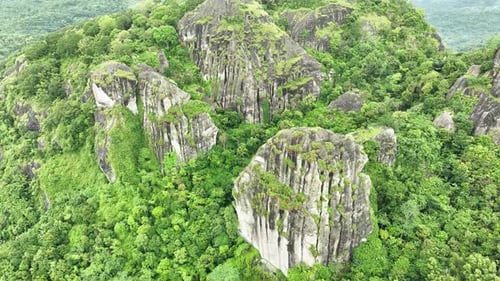 Nglanggeran Ancient Volcano, Indonesia.
