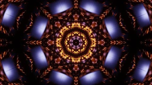 Hypnotic Color Glow Background