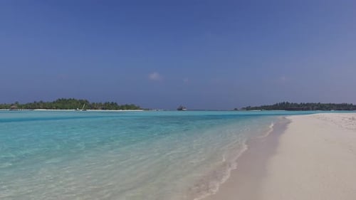 Travel, Tourism, Vacation and Summer Holidays Concept - Sea Shore of Maldives