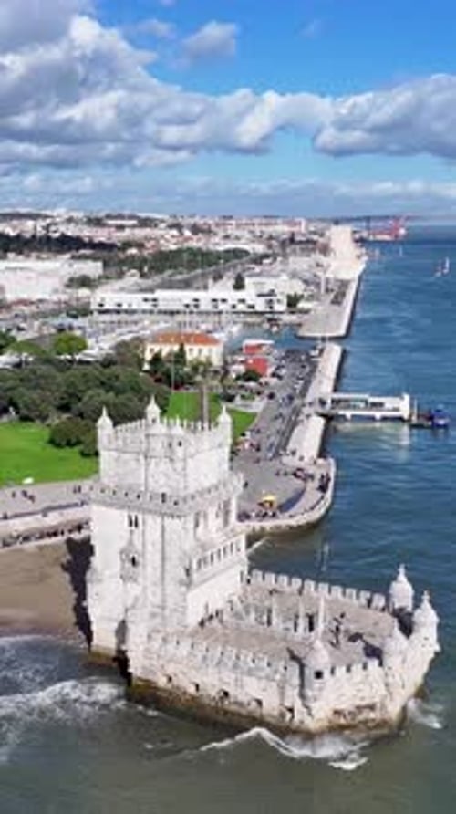 Belem Tower At Lisbon In Lisbon District Portugal.