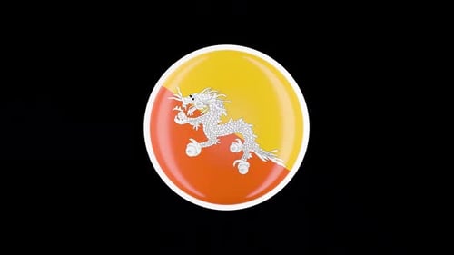Insigne du drapeau du Bhoutan