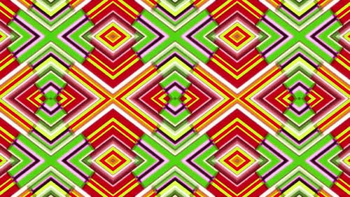 Dynamic Colorful Geometric Pattern Morphing Background