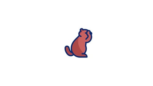 Groundhog Animated Icon