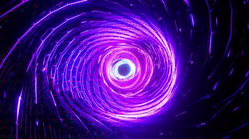 Purple Metal Cyber Eye Vj Loop Background