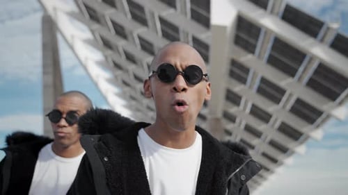 African American Famous Artists Dancing and Singing Rap Music Video