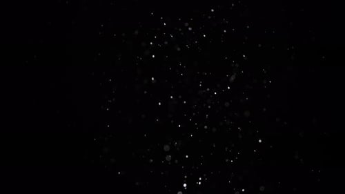 Particles flying