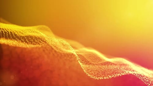 Abstract Golden Particle Wave Dynamic Background Loop