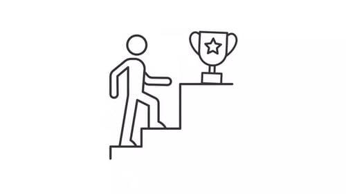 Animated Achievement Linear Icon