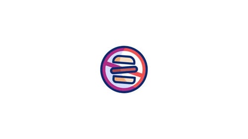 No Food Animated Icon