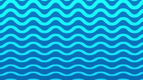 Seamless Fluid Blue Wave Pattern Background Loop