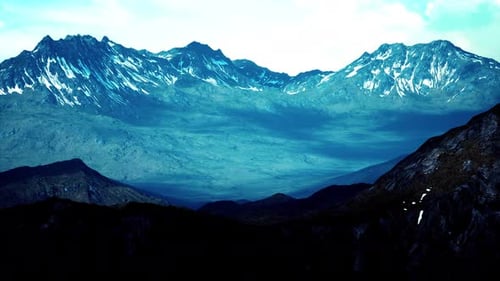 Beautiful Panoramic View of the Mountains