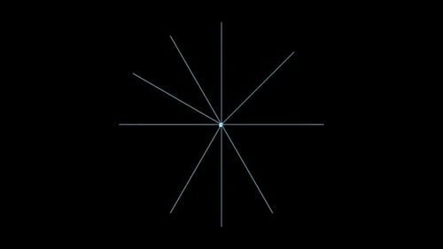 Schnittstellenerfassung: Einschleifen der Ausdehnung der Radarscheibe über parallele Linien in der Mitte auf einem dunklen B