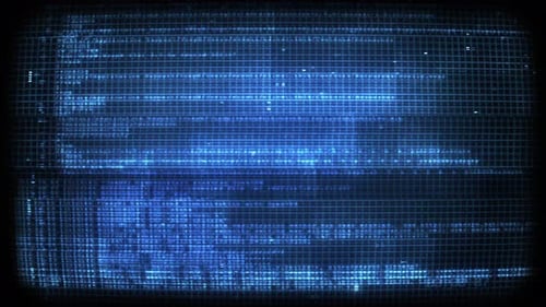 Abstract Digital Glitch Noise Background Loop