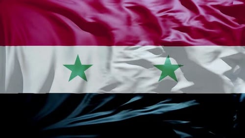 Neue Flagge Syriens