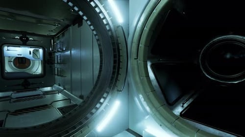 Space Station Interior in Space