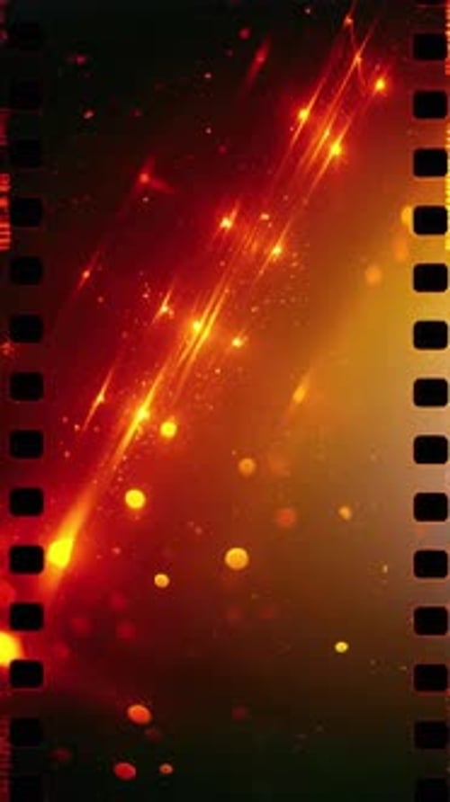 Retro Film Overlay with Dynamic Light Leaks and Dust Particles