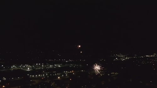 Nouvel An et feux d'artifice de Diwali
