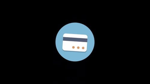 Animierte Kreditkarten-Icons mit Alpha