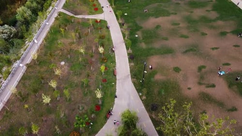 Leute im Park