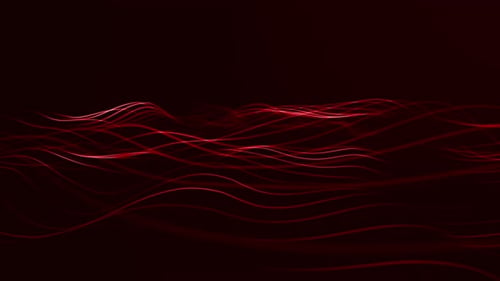 Line Ocean Wave Hintergrund Rot