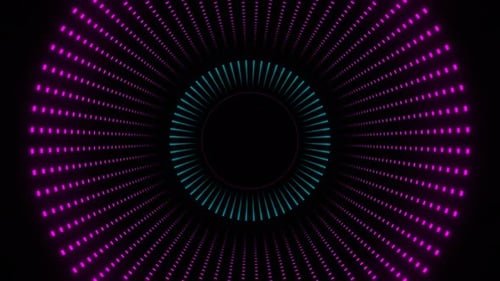 Pink And Cyan Flashing Neon Pulsation Background Vj Loop In 4K
