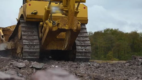 Excavatrice sur chenilles Construction Zone