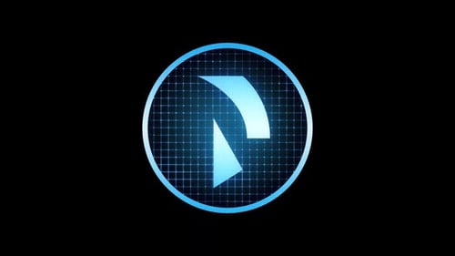 Digitales Kryptosymbol für Raiden Network Token