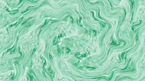 Green Abstract Wavy Fluid Motion Background Loop