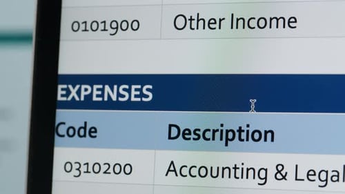 Services Payment on Pc Monitor Closeup Online Invoices Contactless Payment Blanks Bills on Computer