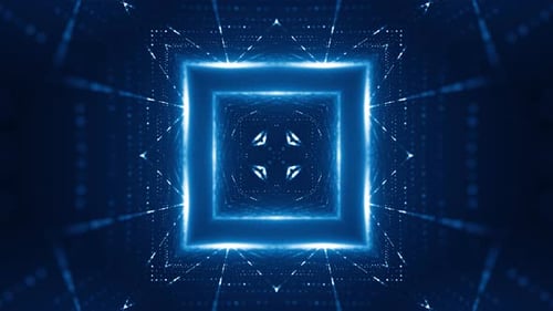 Tecnología de patrones geométricos cuadrados centrales