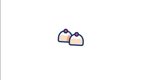 Icône animée Sufganiyah