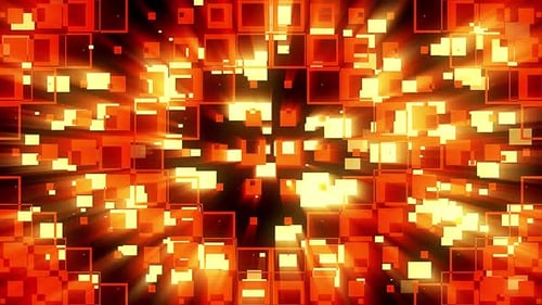 VJ Dynamic Red Orange Pattern