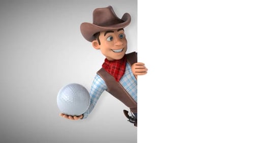 Fun Cowboy - 3D Animation