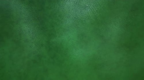 Alpine Emerald Lake Top View