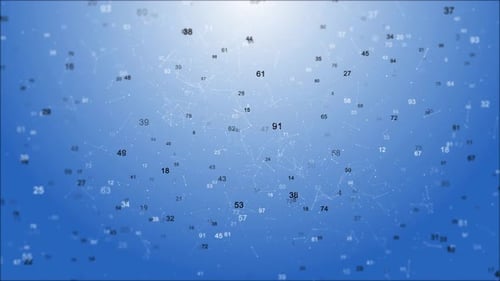 Digitale Cyberspace-Datenmatrix, Blockchain-Netzwerkverbindung, binäre Codierung, HUD-Infografik-Daten