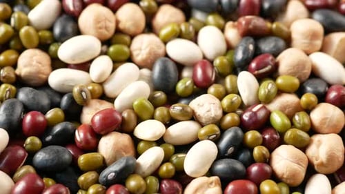 Close Up of Mixed Beans in a Bowl