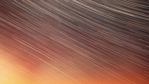 Star Trails Time Lapse on Night Sky