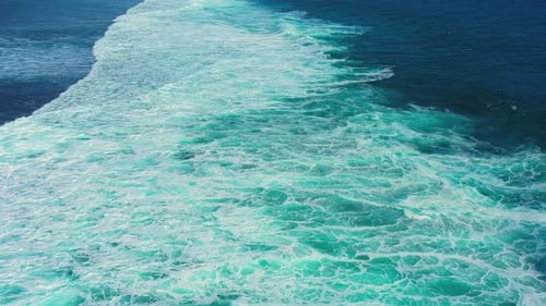 Waves Foaming in the Blue Ocean