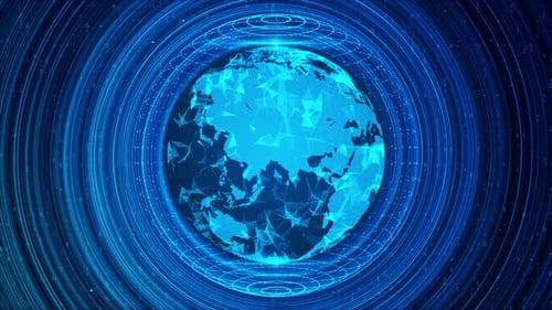 Geschäftstechnologie, Sicherheit, Sphäre, Gitter, Globus, Hintergrund