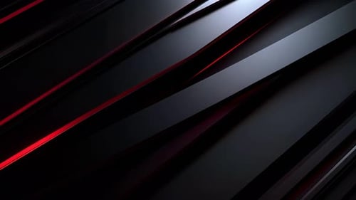 Dynamic Abstract Geometric Background Loop with Red Light