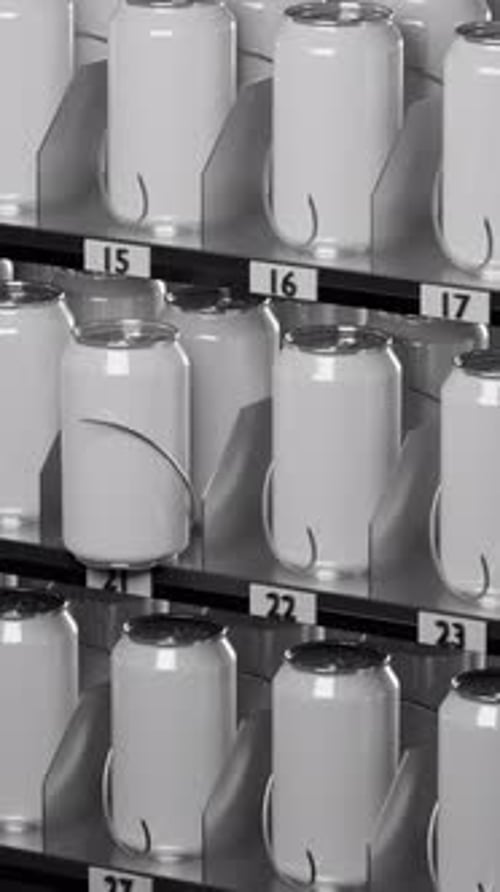 Vending Machine Loop 3D Unsatisfying Animation