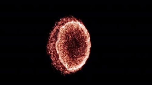 Dynamic Fiery Particle Burst Reveal