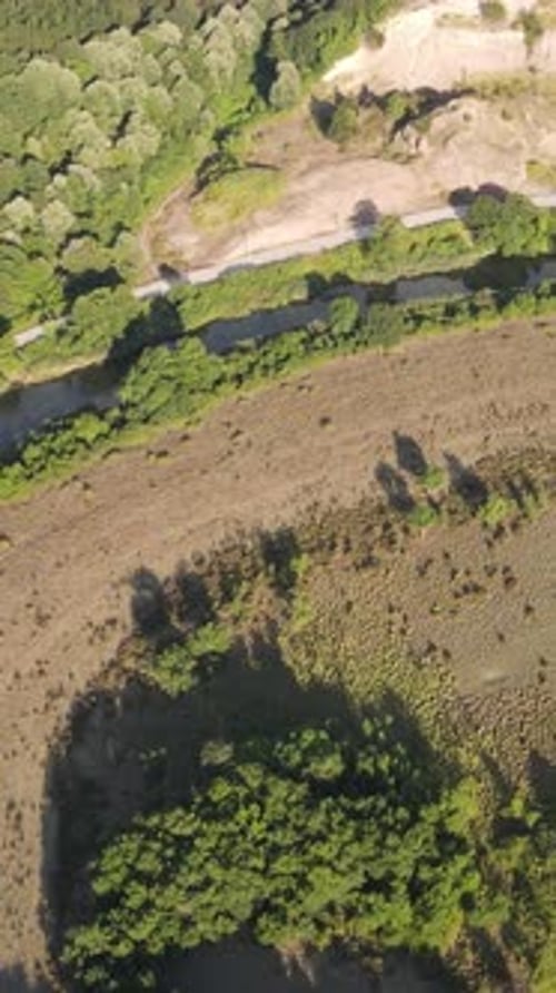 Overhead Green Land