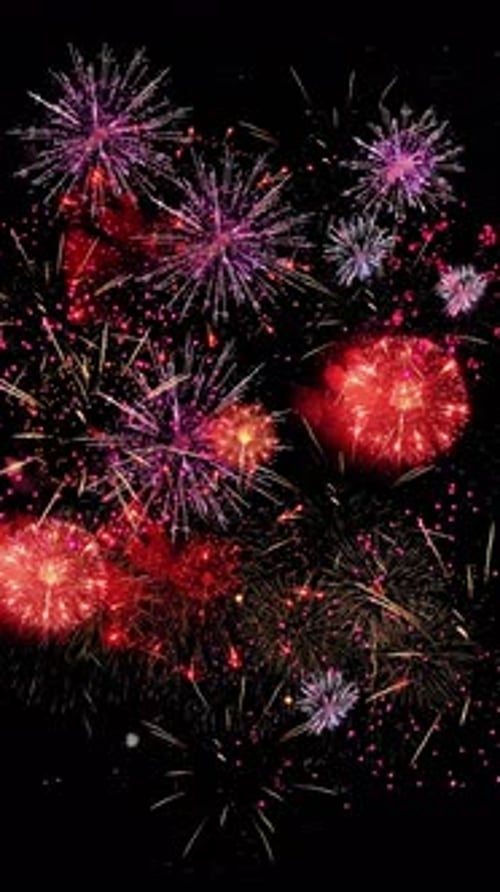 Dynamic Fireworks for Festive Event Videos