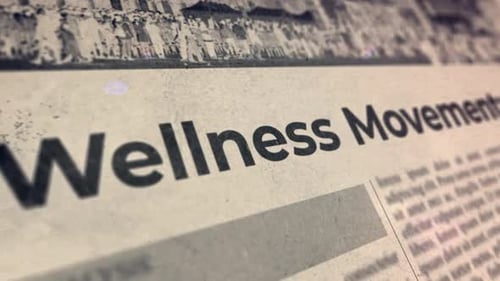 Retro Newspaper Headline Glitch Reveal