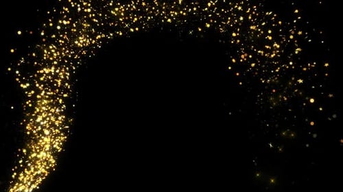 Shining Magic Light Glitter Particles Sparkling Glowing Luxury Magic Sparkles Trail Background